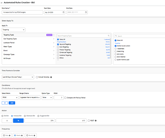 Campaign Management Screenshot